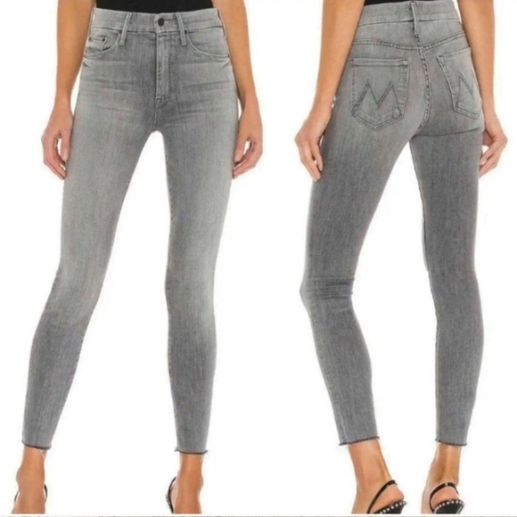 Mother Women's The Looker Crop in graphite sz 24. - Picture 1 of 9